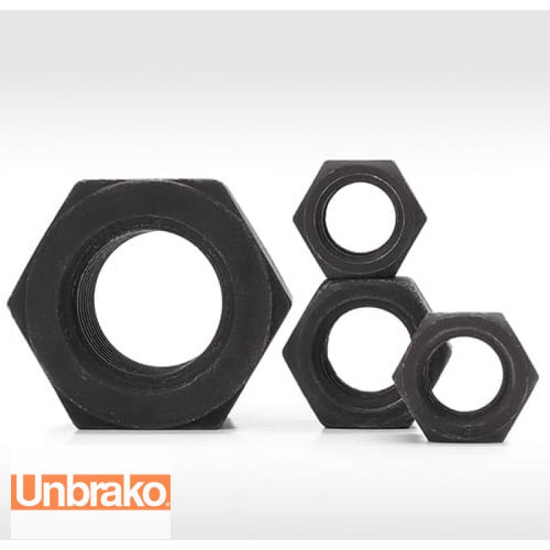 Unbrako M6x1mm Hex Nuts - ISO 4032 - Class 10 Grade 10